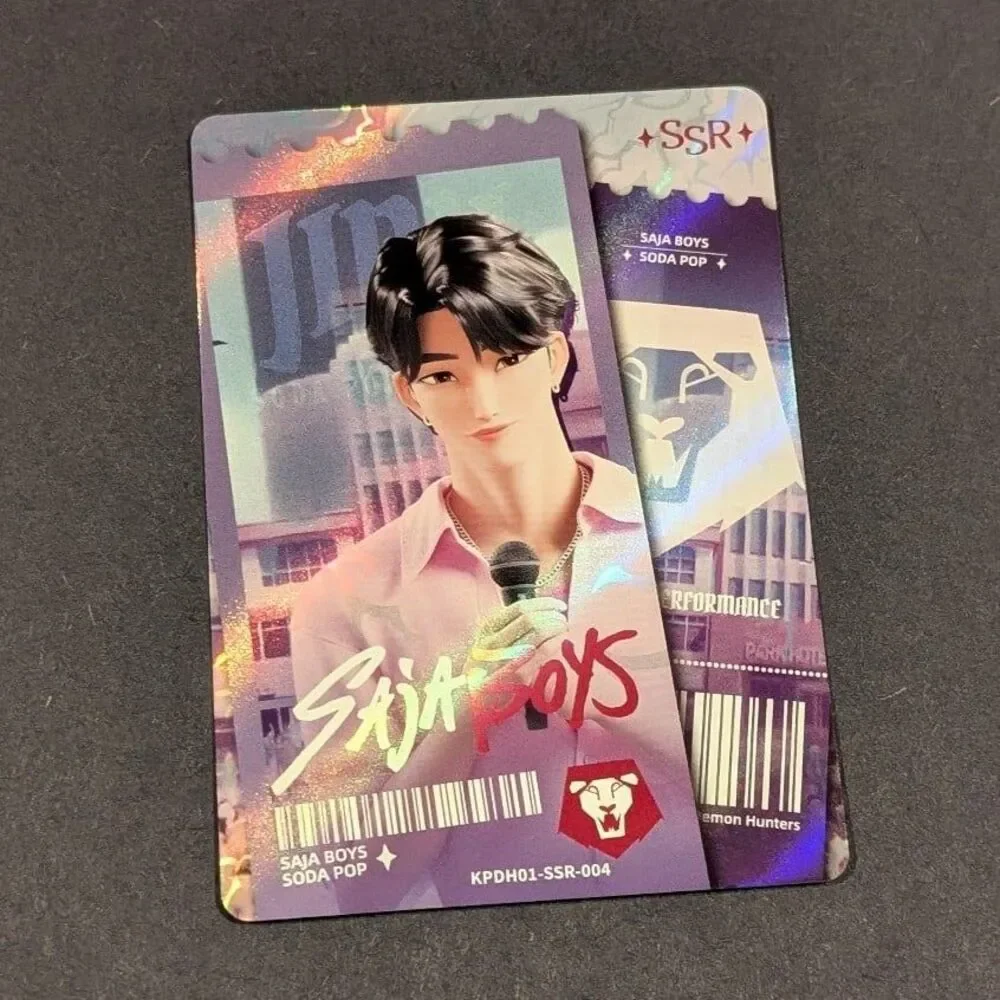 Kayou K-Pop Demon Hunters Jinu Saja Boys Soda Pop SSR Card KPDH01-SSR-004